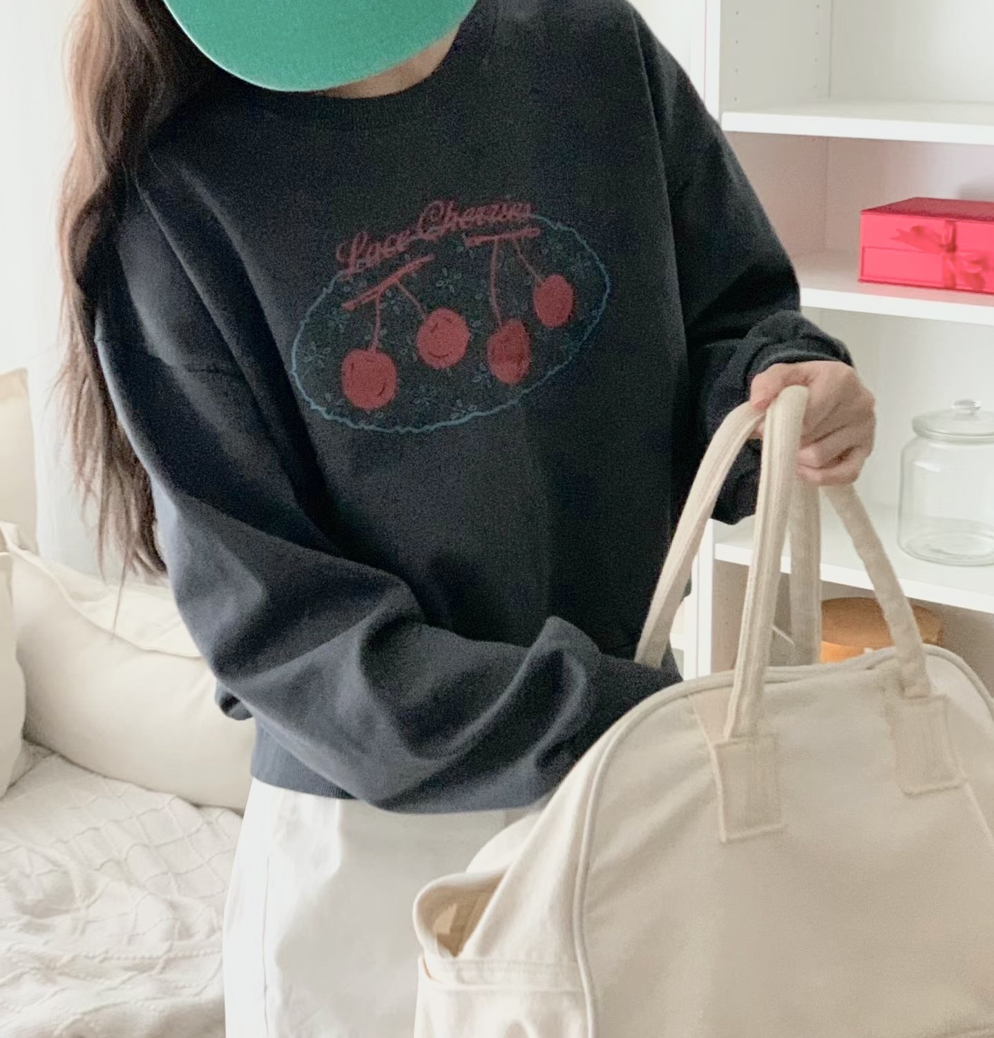 🍂Fall pre order🍂 車厘子print衛衣