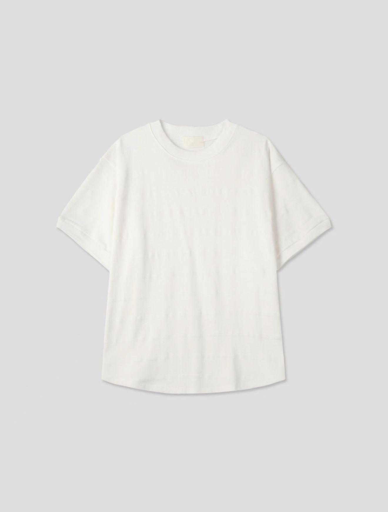 (Unisex )Tonal horizontal texture tee #top30
