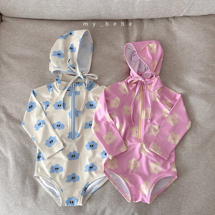 🇰🇷mybebe 泳衣+帽