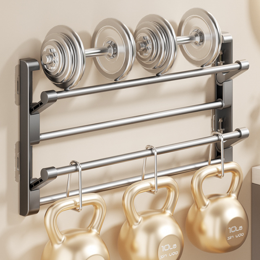 折疊鞋架 免打孔浴室鞋架 門後鞋架 掛墻式鞋架 夾縫收納鞋架 雙層 30cm [平行進口] HK2735