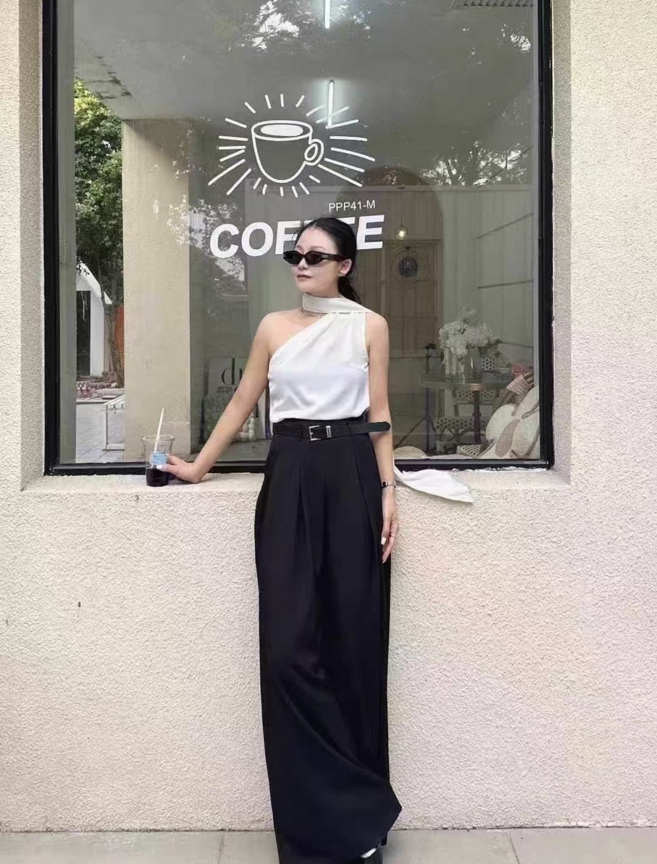 PT222西装韩版宽松裤