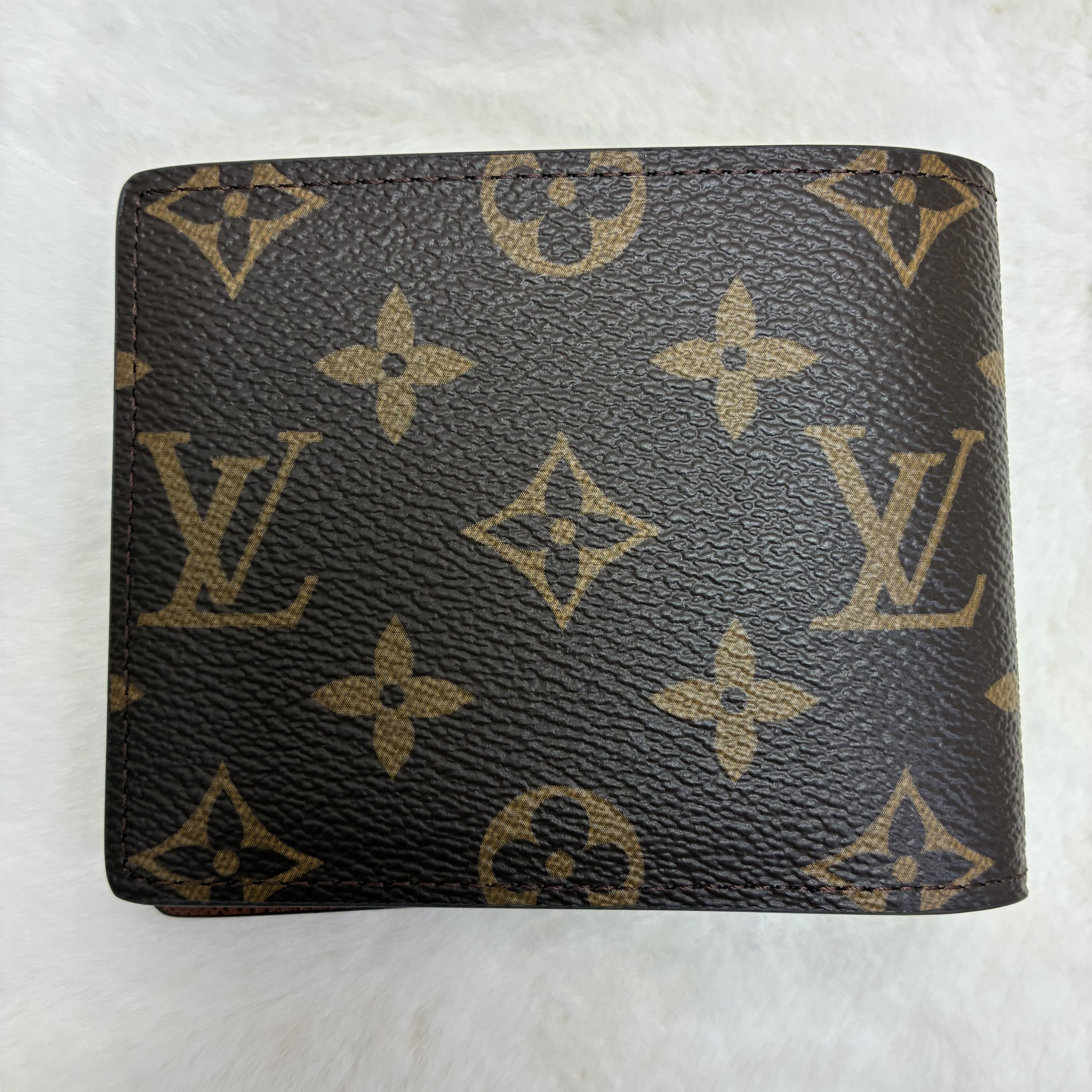 LOUIS VUITTON Multiple 經典印花Logo Monogram 帆布 「合獎勵自己禮物」 LV 短銀包