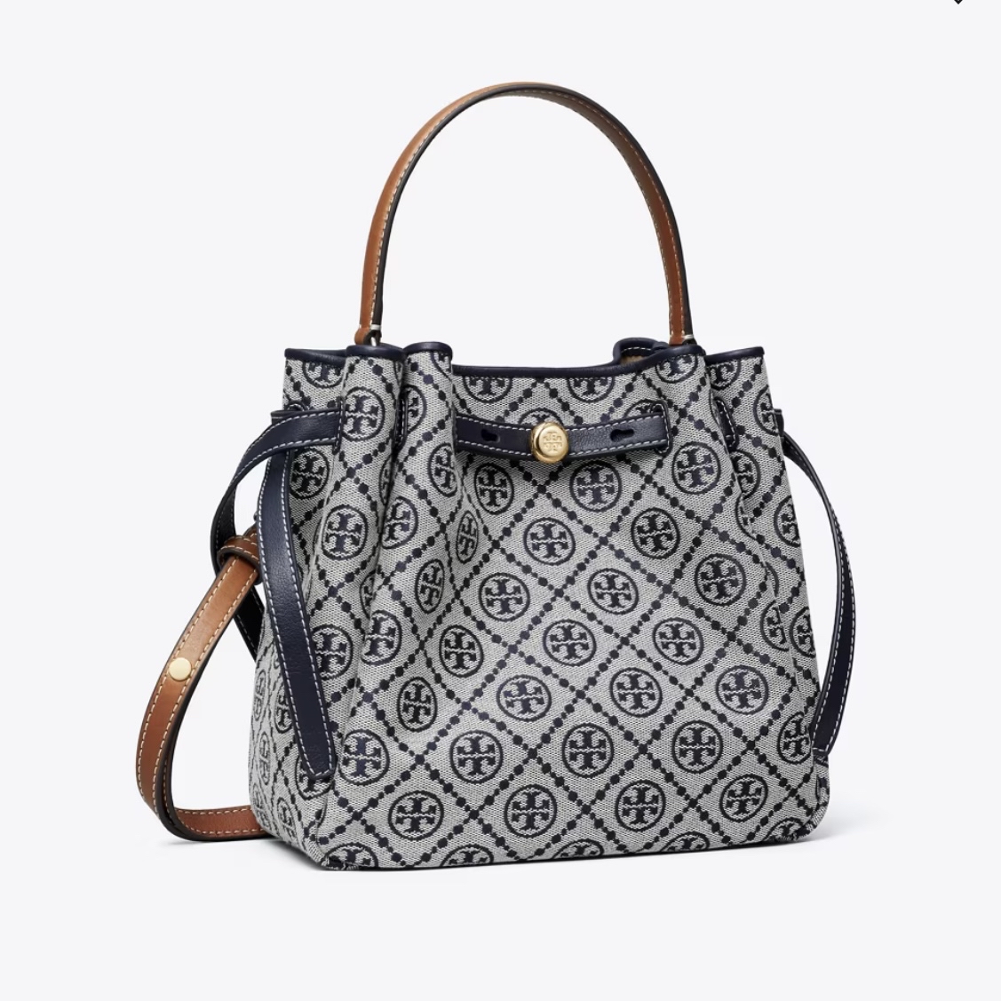 Tory Burch T MONOGRAM ROMY BUCKET BAG