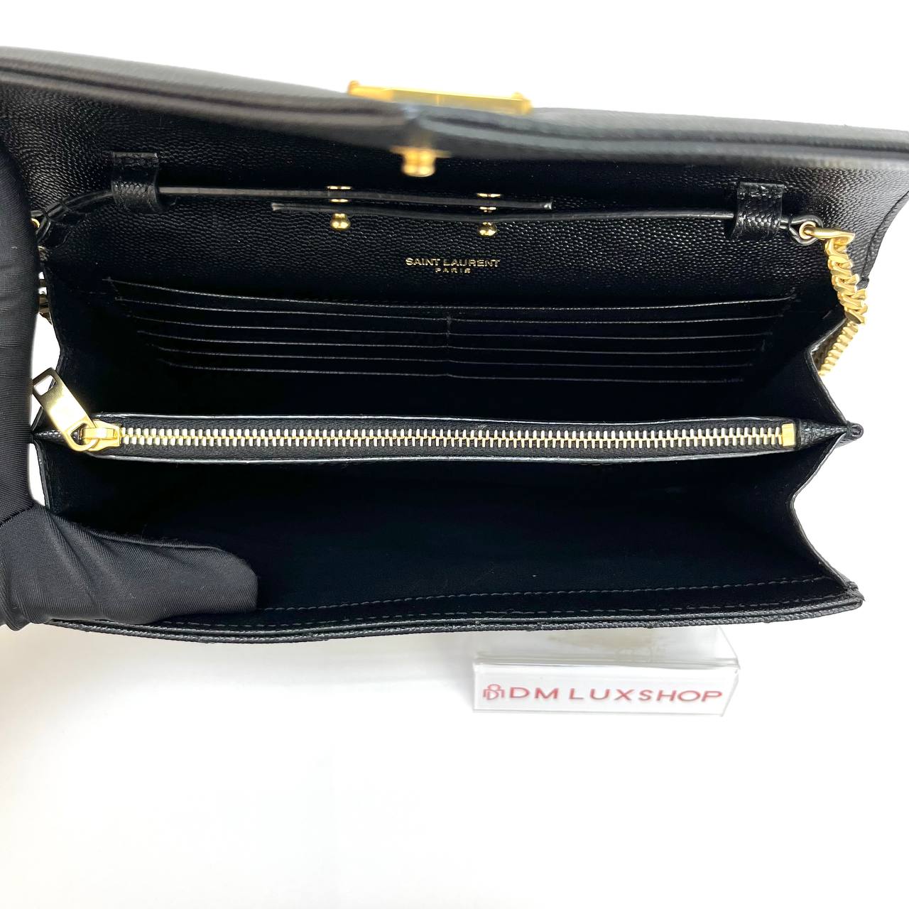 YSL Black Envelope WOC GHW