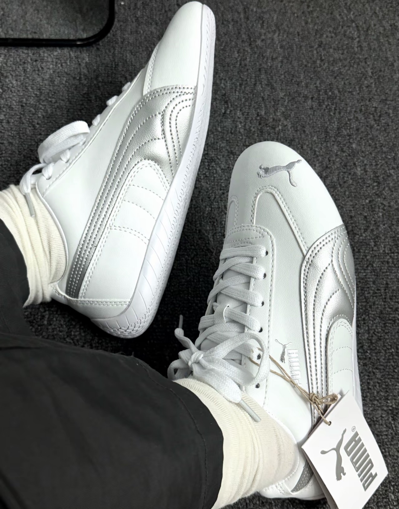 401603-03 Puma Speedcat OG White Silver 401603-03