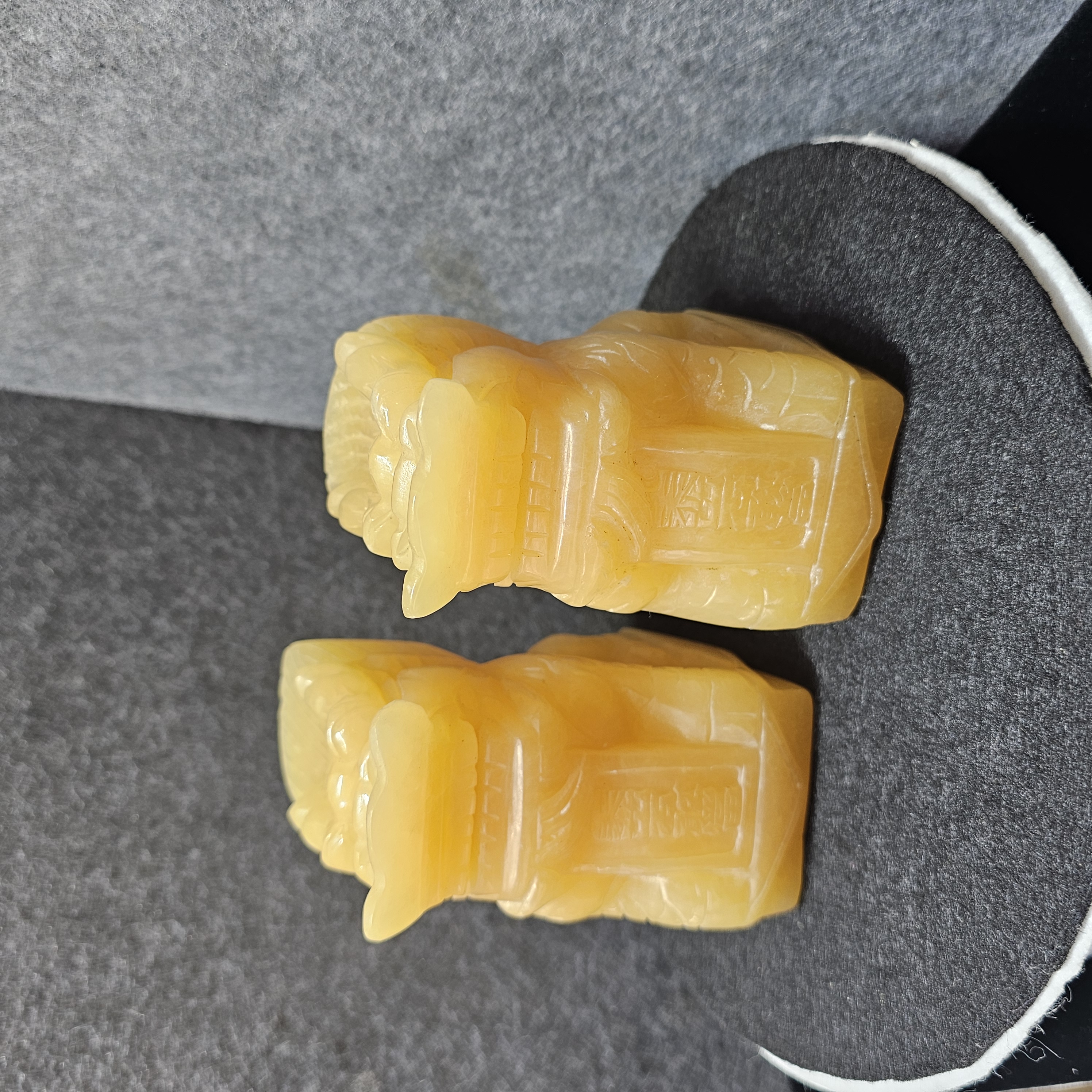 護宅招財黃玉麒麟石敢當