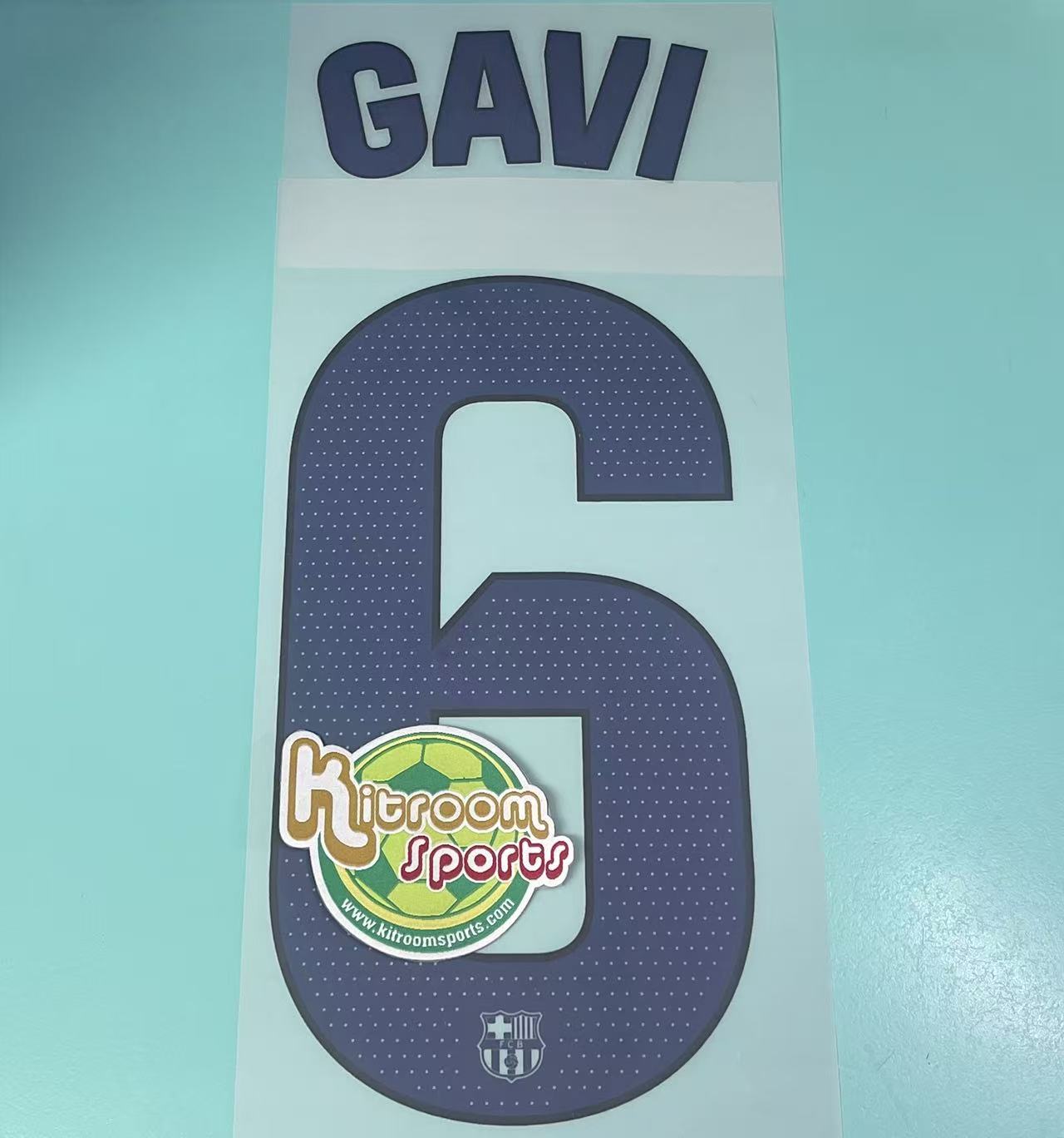 2023-24 Barcelona 4th Nameset #6 GAVI