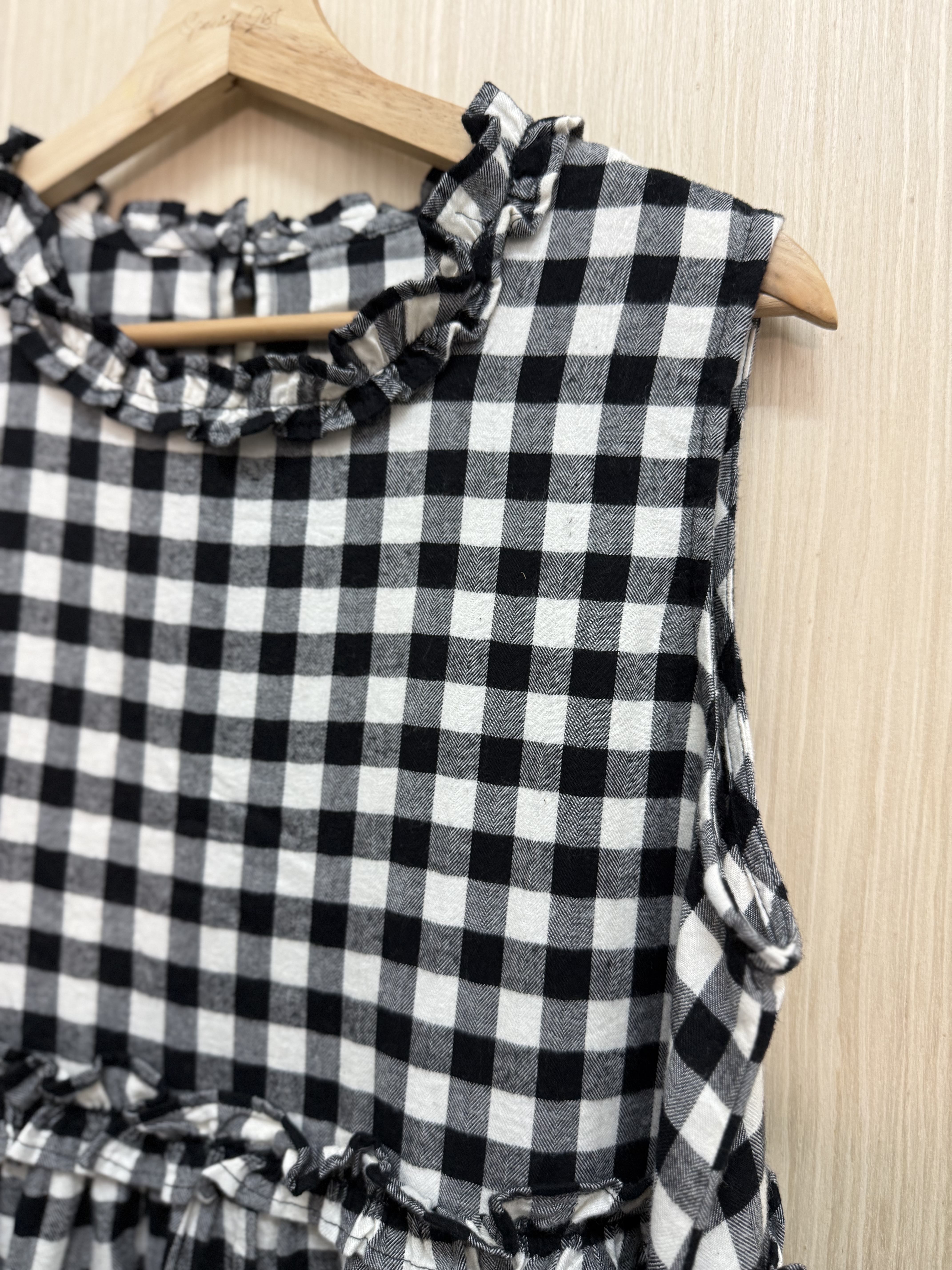 修腰綁帶格仔𝐎𝐏𝐒（黑白格）