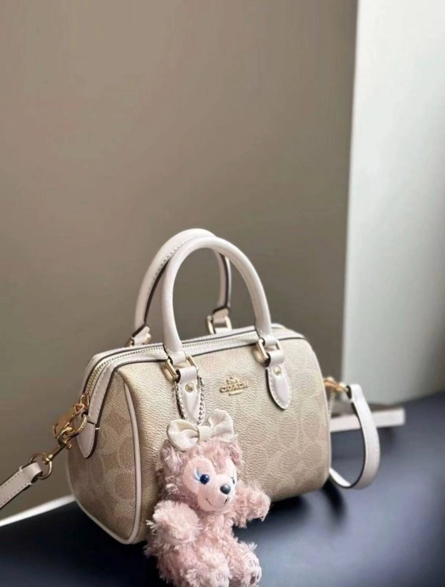 🇯🇵Coach Mini Rowan香草白