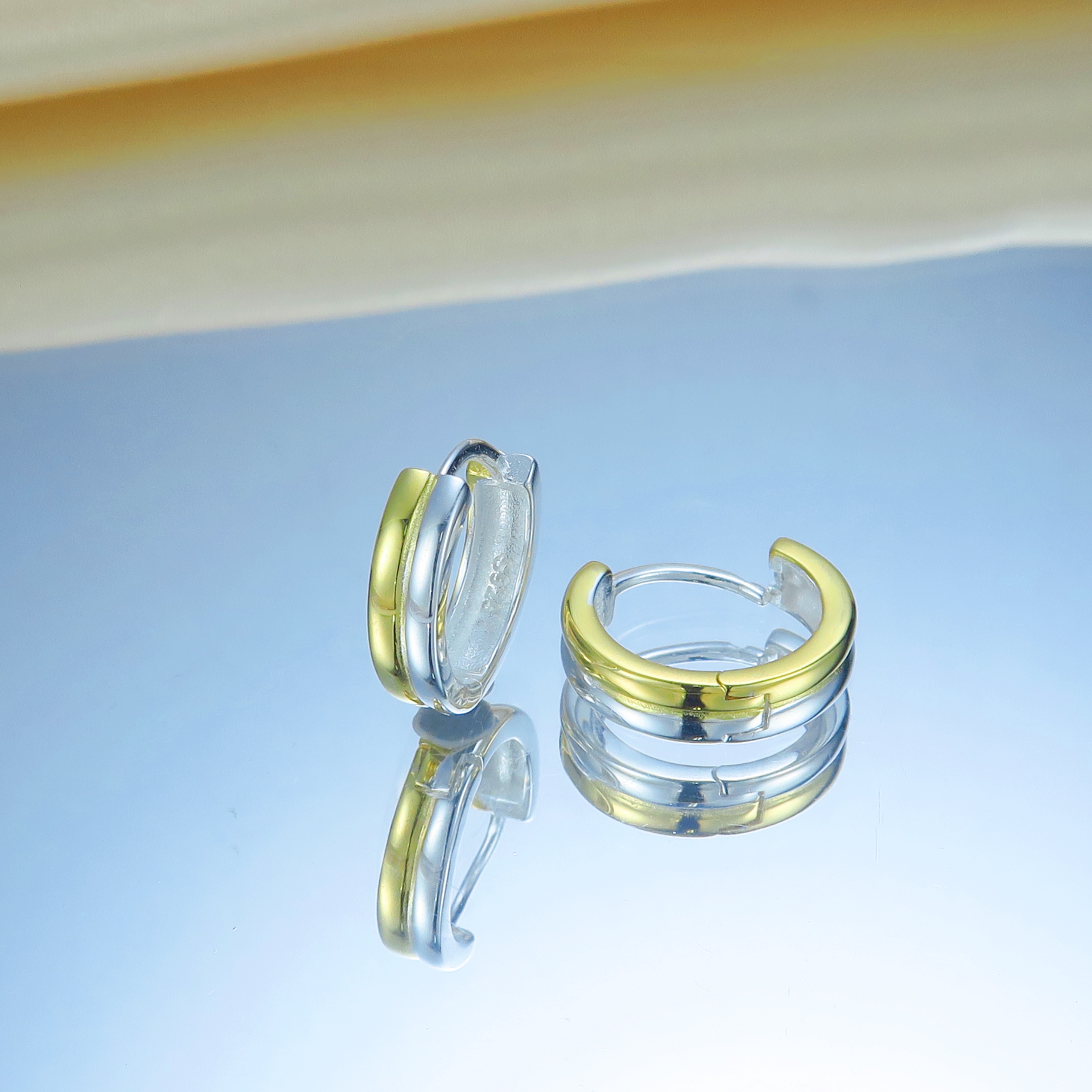 NO.E16   925純銀耳環  內徑約10mm 