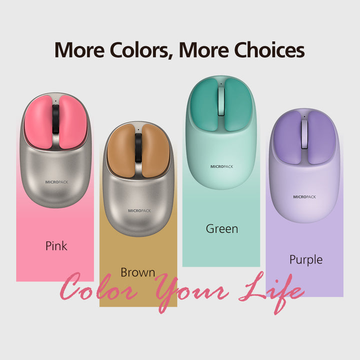 Micropack Magnetic 2.4G + Bluetooth 雙模無線滑鼠 [預計8月中出貨]