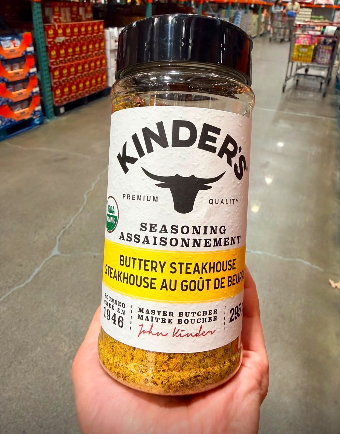 加拿大Costco 直送 │ Kinder's Buttery Steakhouse Seasoning 295g(牛油牛排館風味調味料)