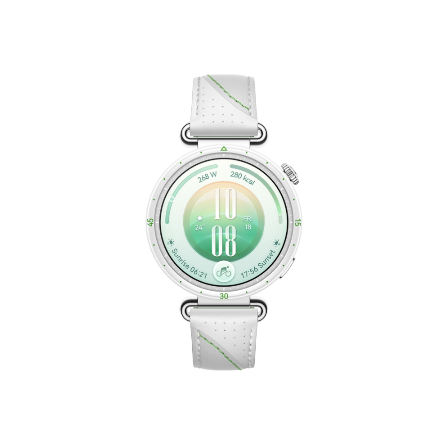 Huawei Watch GT 7 41mm（藍牙）悅動白｜輕奢素皮錶帶・心率血氧睡眠監測・長續航智能手錶｜香港行貨