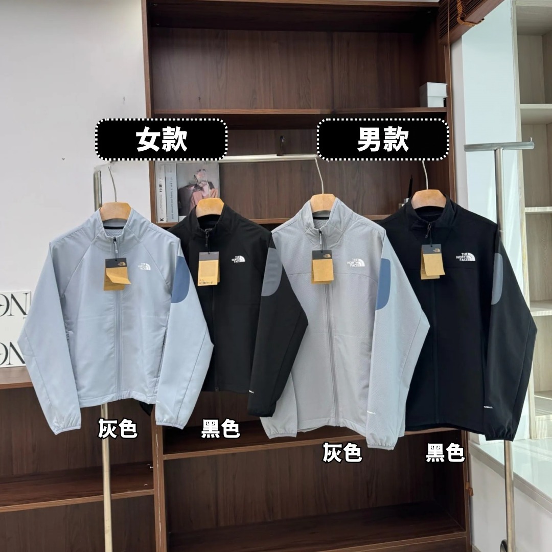 TNF 棋盤格防風衝鋒褸(男款/女款)