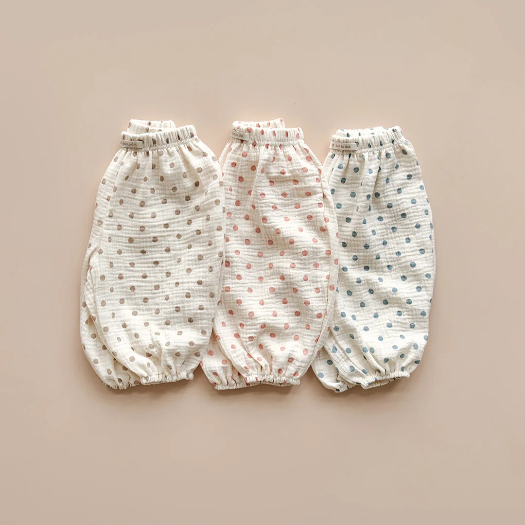 26S/S DTD泡泡波點系列-棉紗防蚊褲