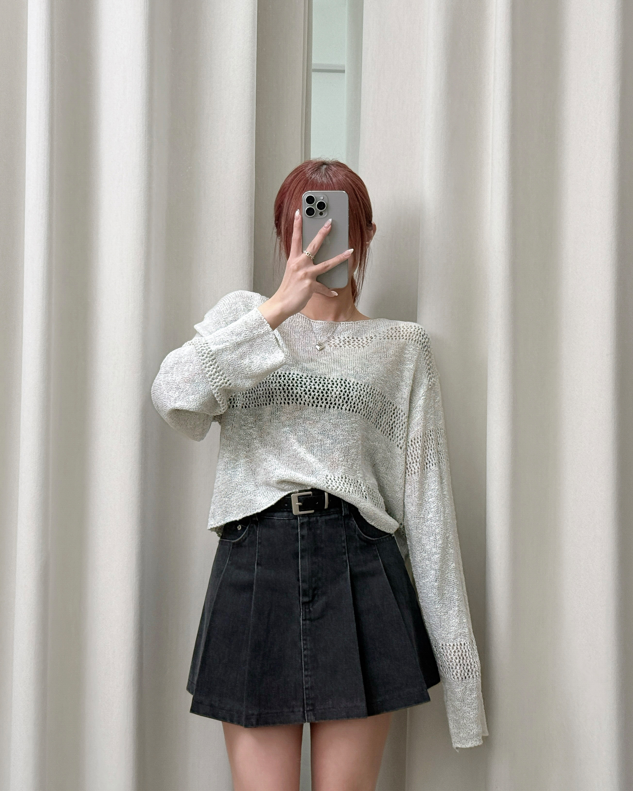 𝐋𝐚𝐜𝐞-𝐮𝐩 𝐛𝐨𝐚𝐭 𝐧𝐞𝐜𝐤 𝐤𝐧𝐢𝐭 𝐭𝐨𝐩