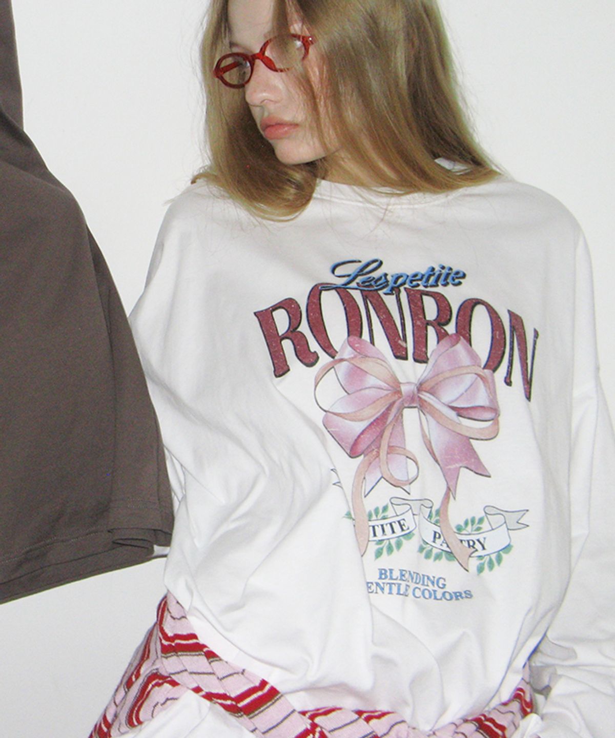 🇰🇷訂購｜ronron 26｜VINTAGE DOUBLE RIBBON LONG SLEEVE 2色 