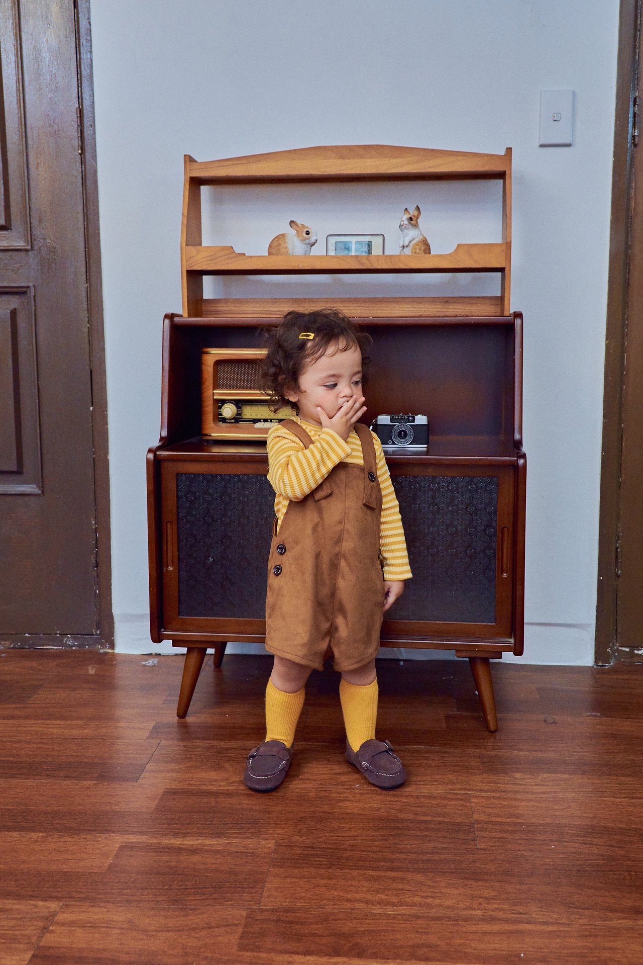 OOTT | Brownie short overalls