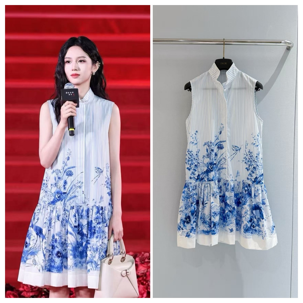 【頂級原單】DIOR Dioriviera Short Flared Dress 連身裙