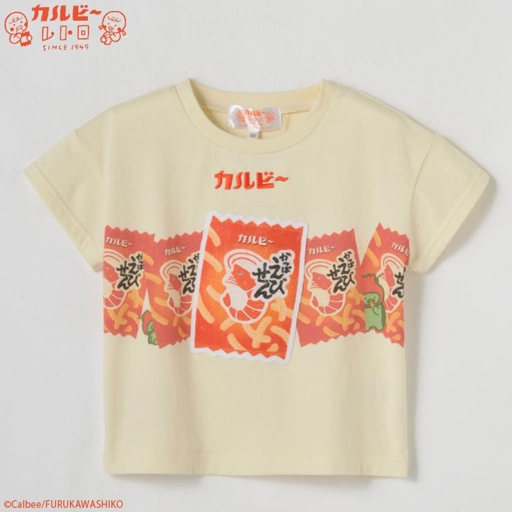 🇯🇵限量預訂 日本直送🇯🇵卡樂B蝦條包裝前後印花短袖T恤