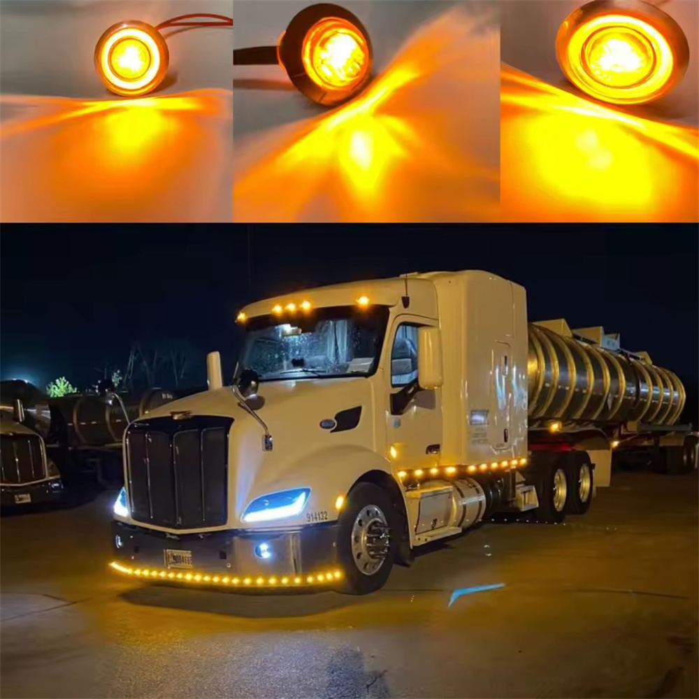 10x  LED卡車 貨車邊燈 白色 UB0263