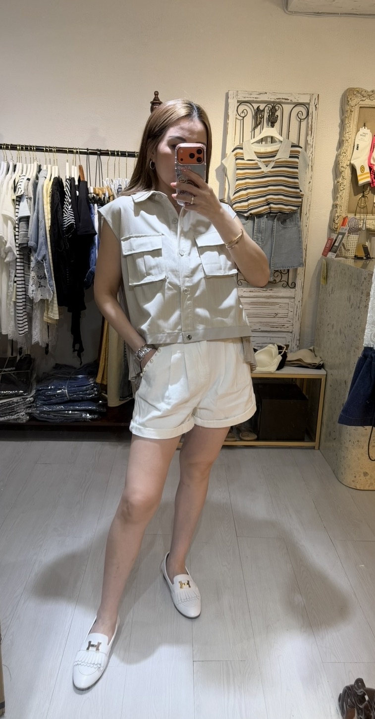 特價韓版拼接top
