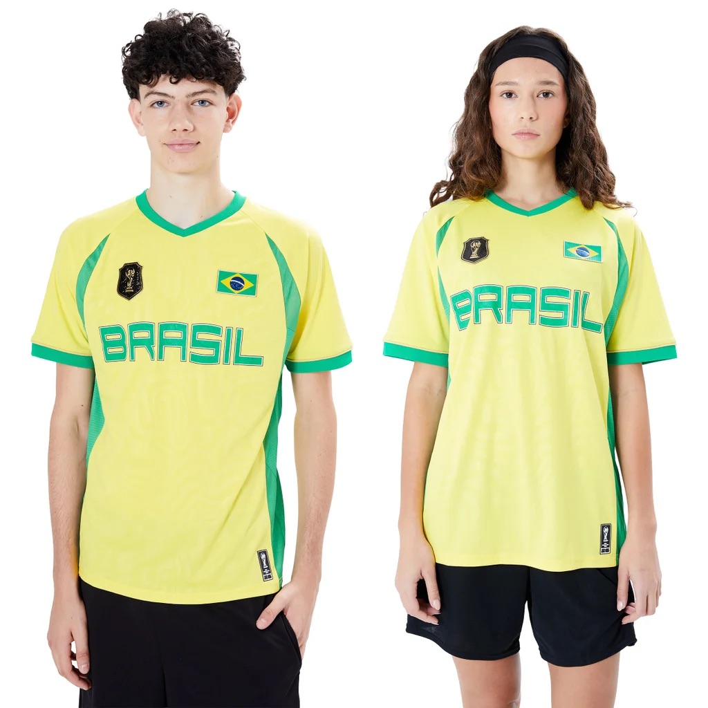 🏆 [2026世界盃限定] FIFA Unisex Adult Soccer Jersey 官方成人版足球球衣 - 巴西/阿根廷/葡萄牙/加拿大 (男女通用) 