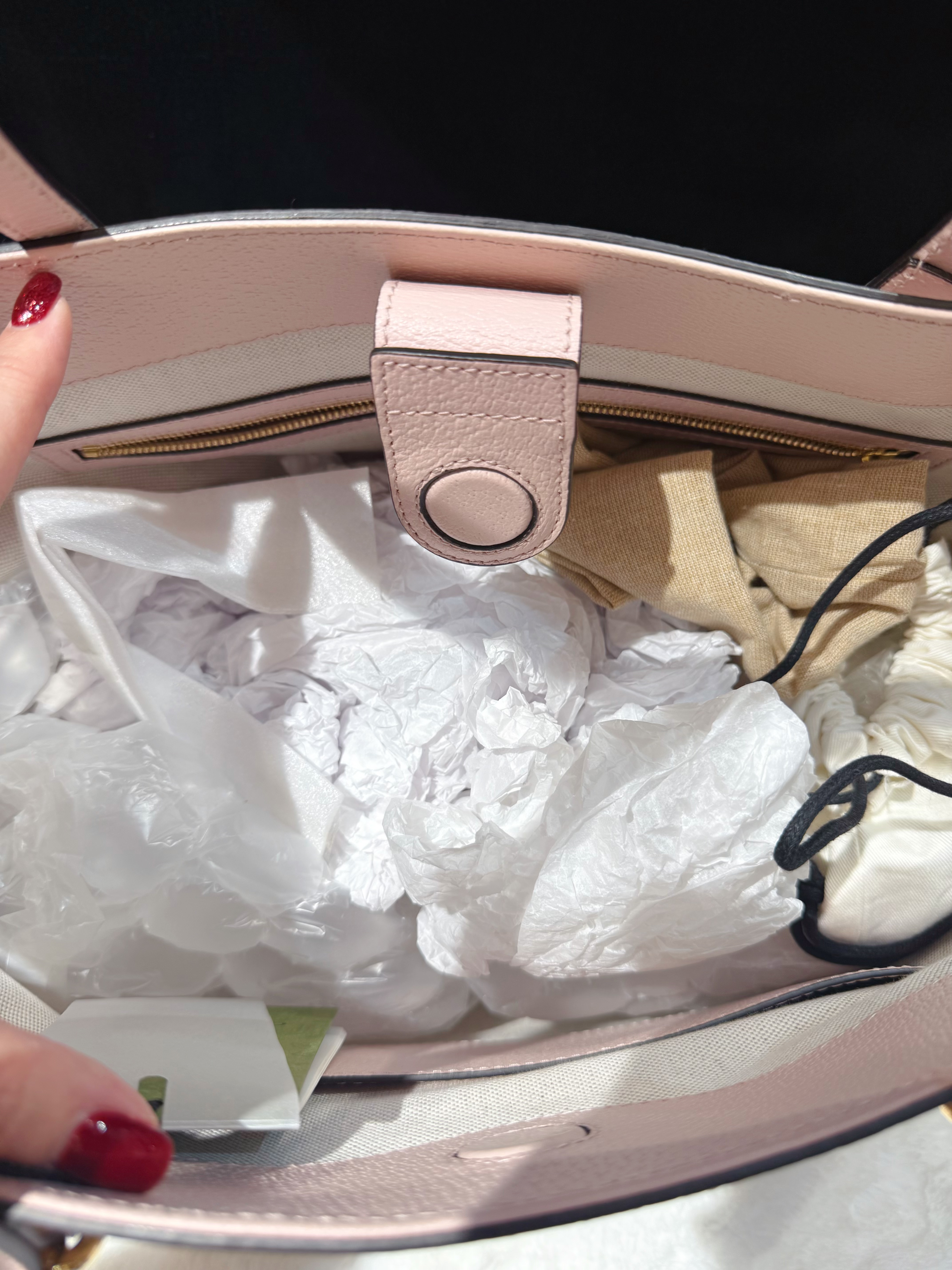 Gucci Ophidia jumbo GG tote pink