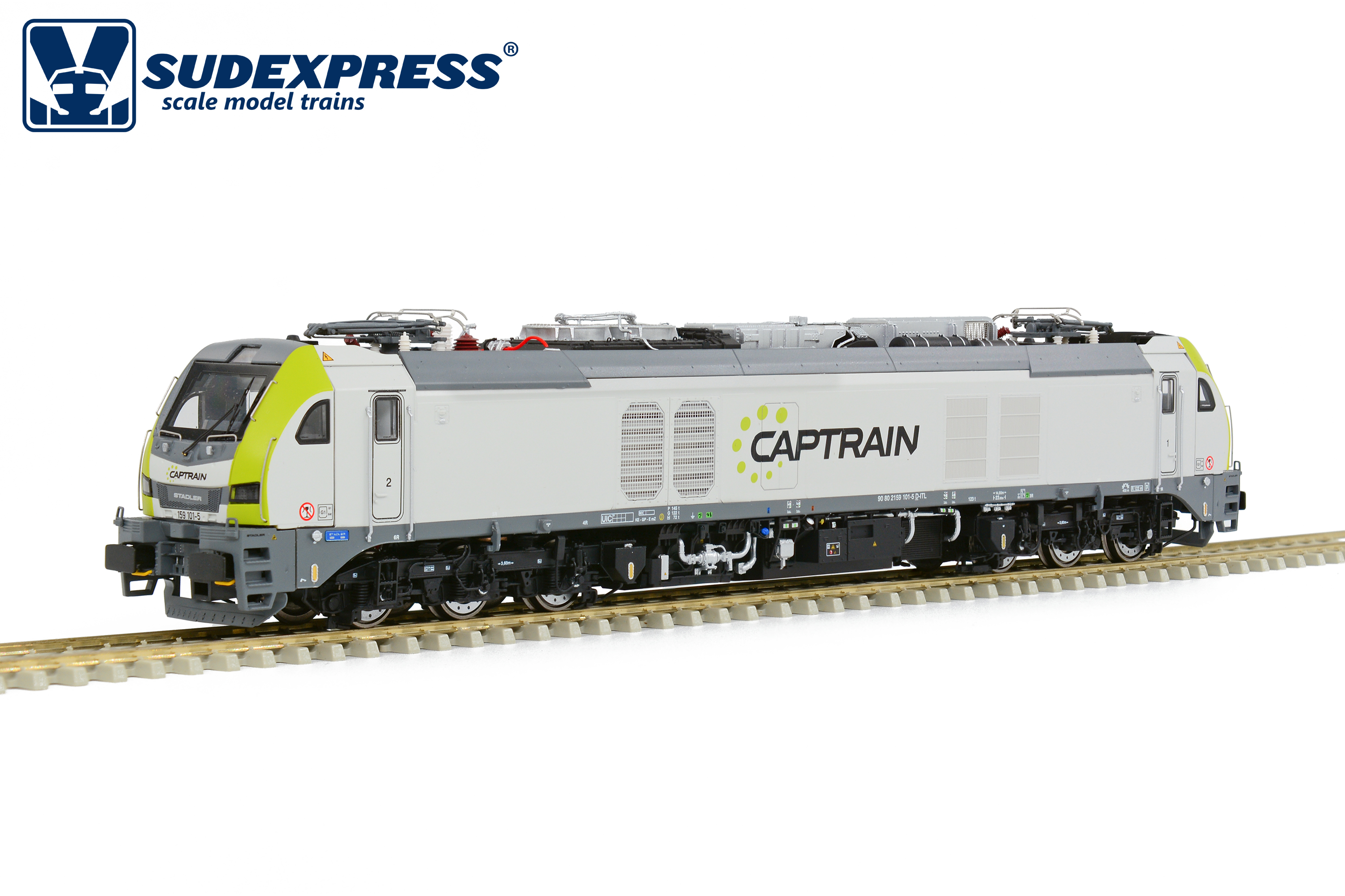 Sudexpress N比例 STADLER Euro Dual locomotive BR 159 of the Captrain Analog模擬