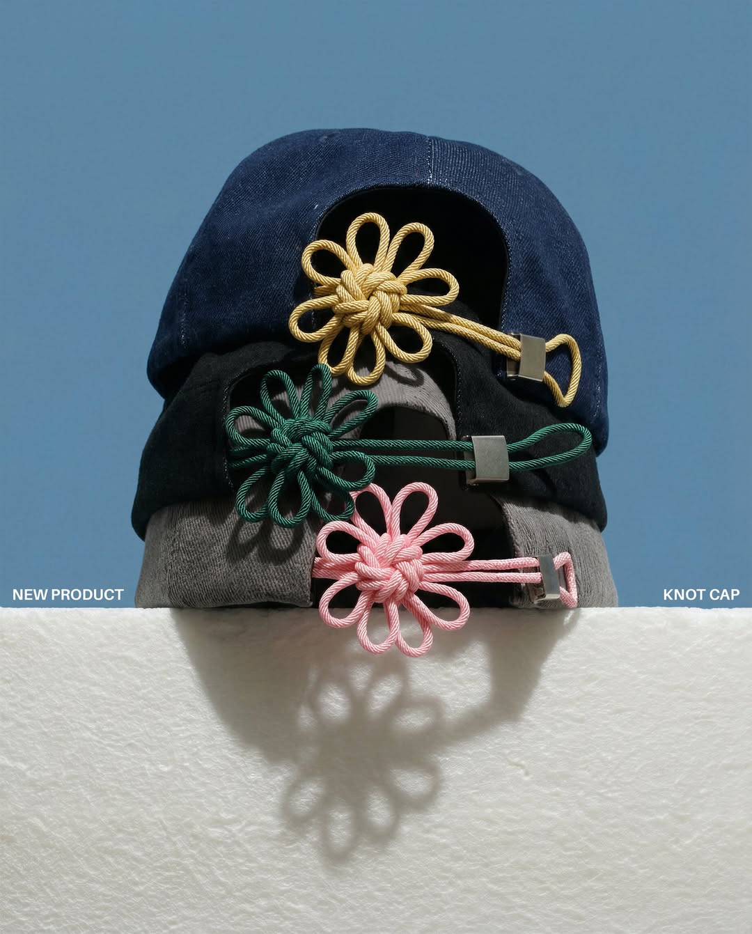 《Pre-Order》온고 ONGO old things never die Denim Flower Knot Cap 牛仔布帽子 (2026 Ver.)