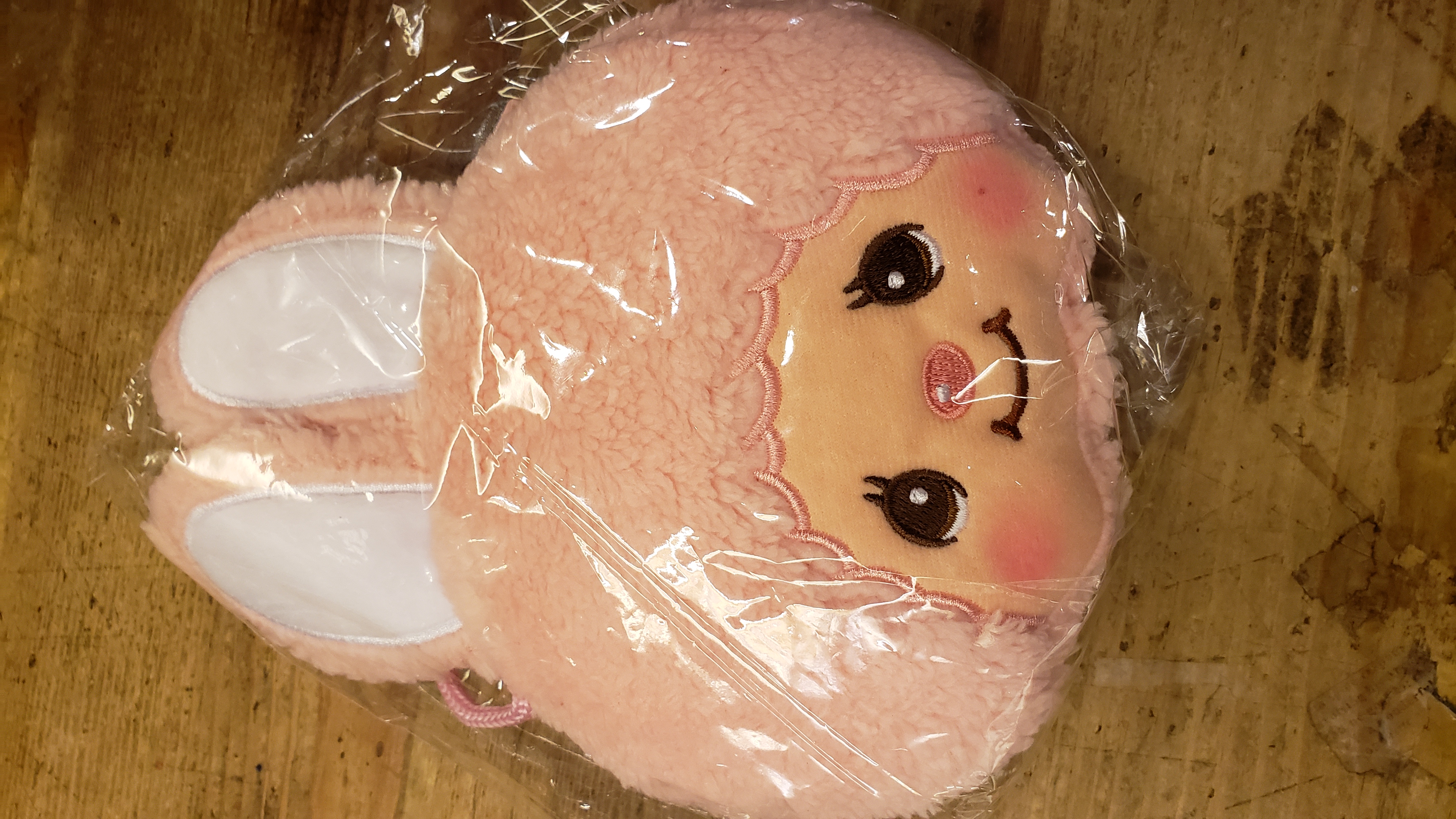Monchhichi粉紅色~ 小袋子