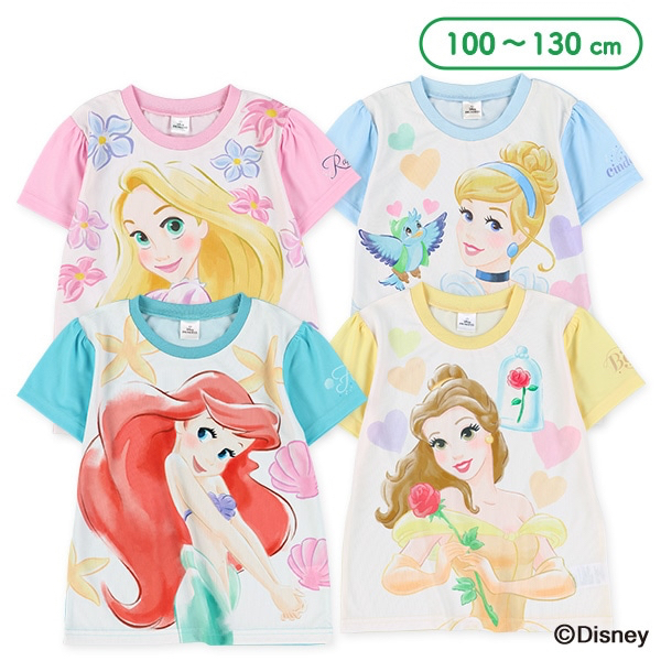 🇯🇵預訂 日本直送🇯🇵四色漫畫風公主印花短袖T恤