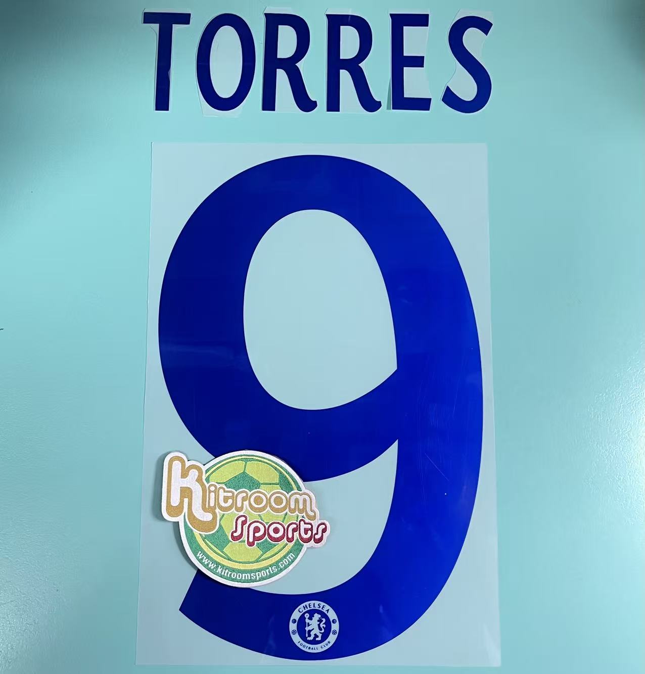 2013-14 Chelsea Away UCL Nameset #9 TORRES