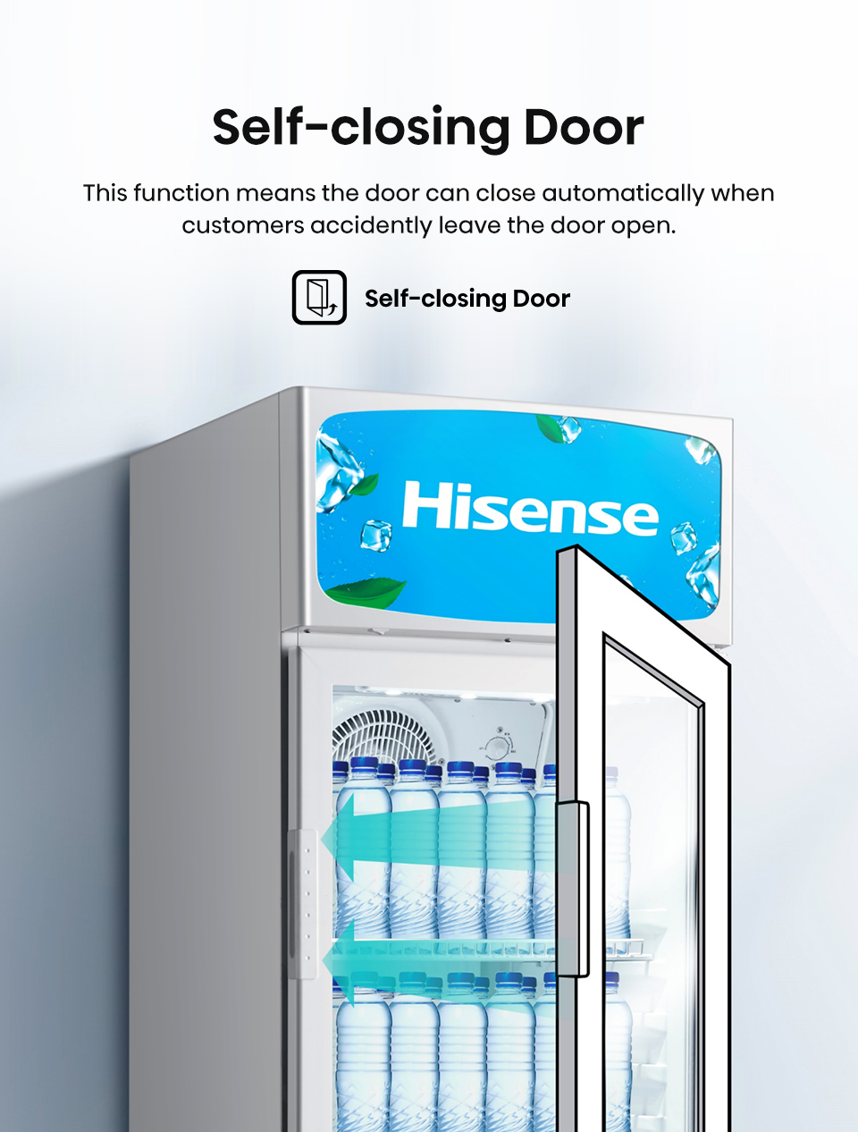 Hisense 320L Commercial Showcase Chiller (EXHSC-320FLG)