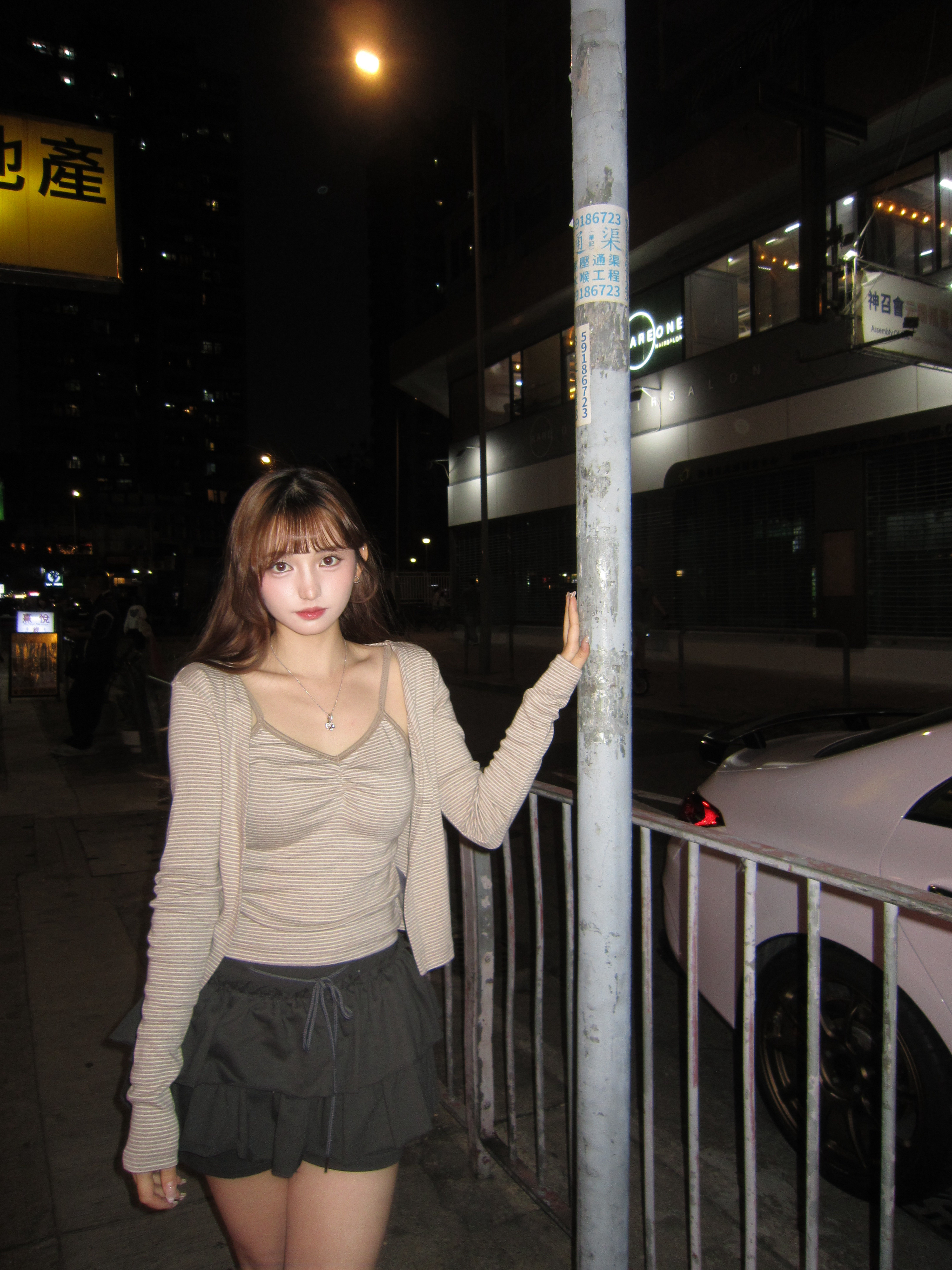 韓國兩層綁帶蛋糕裙（連打底褲）