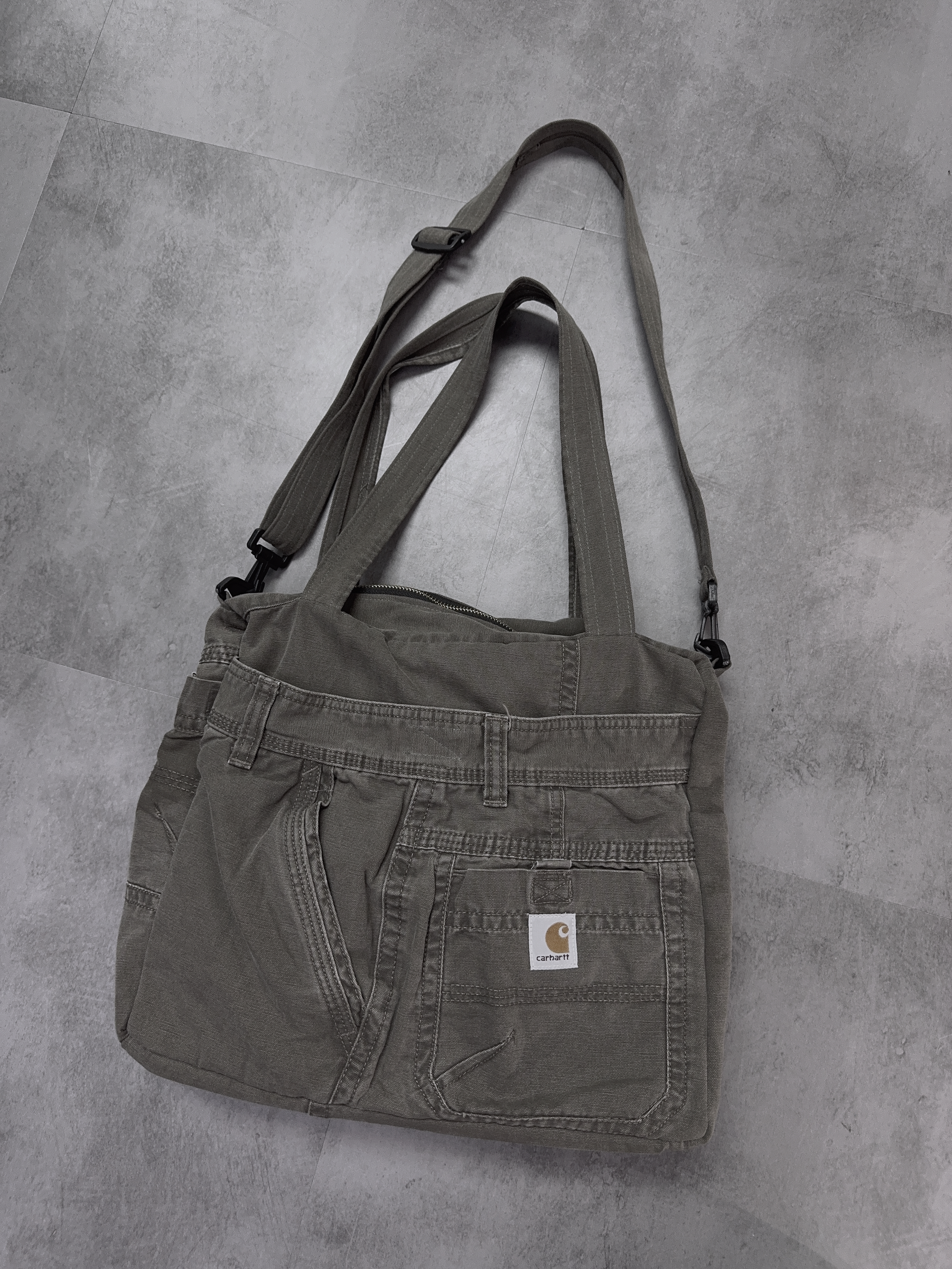 Remake Carhartt Bag 💼 -灰綠色