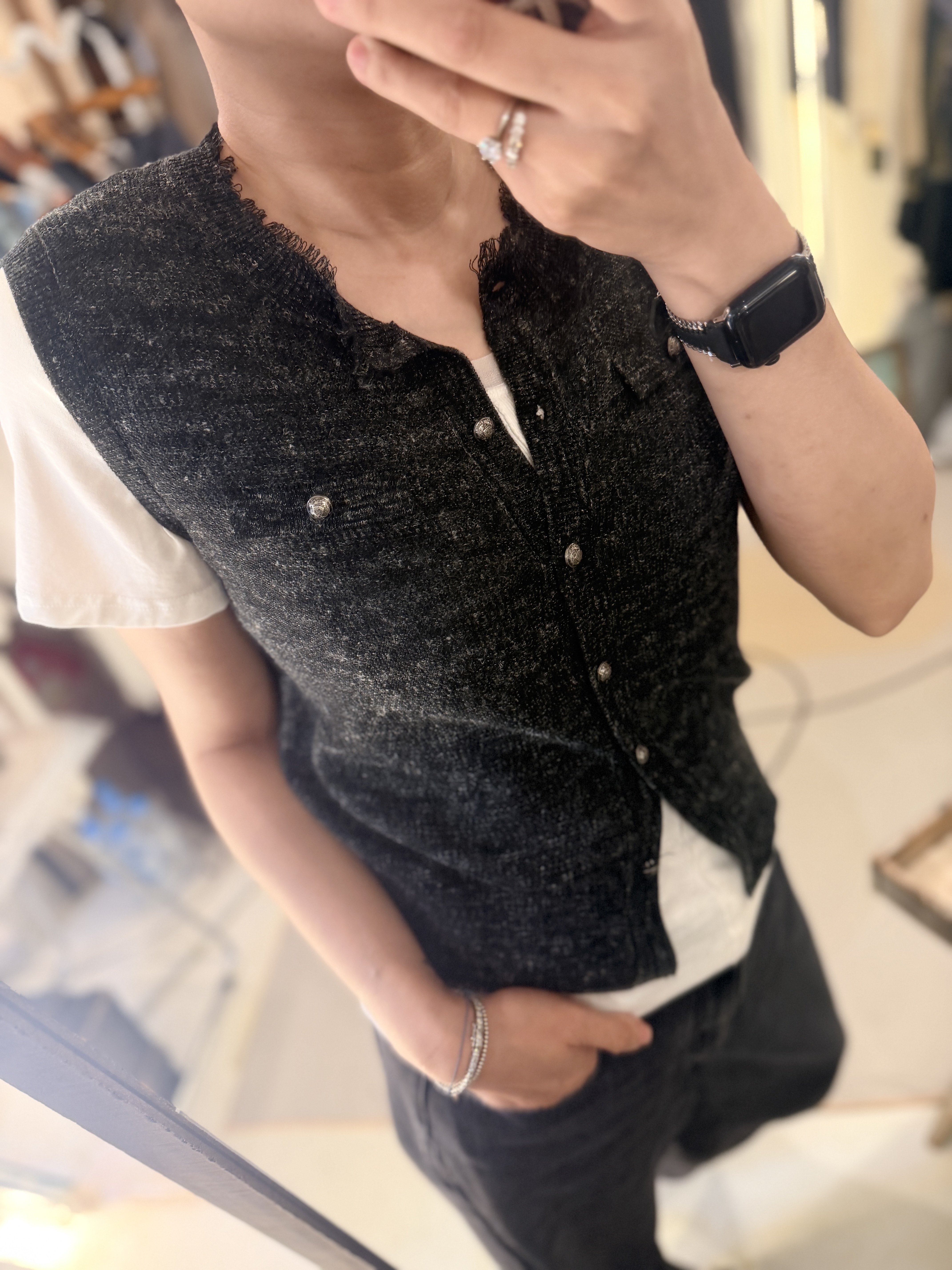 Fake cardigan 