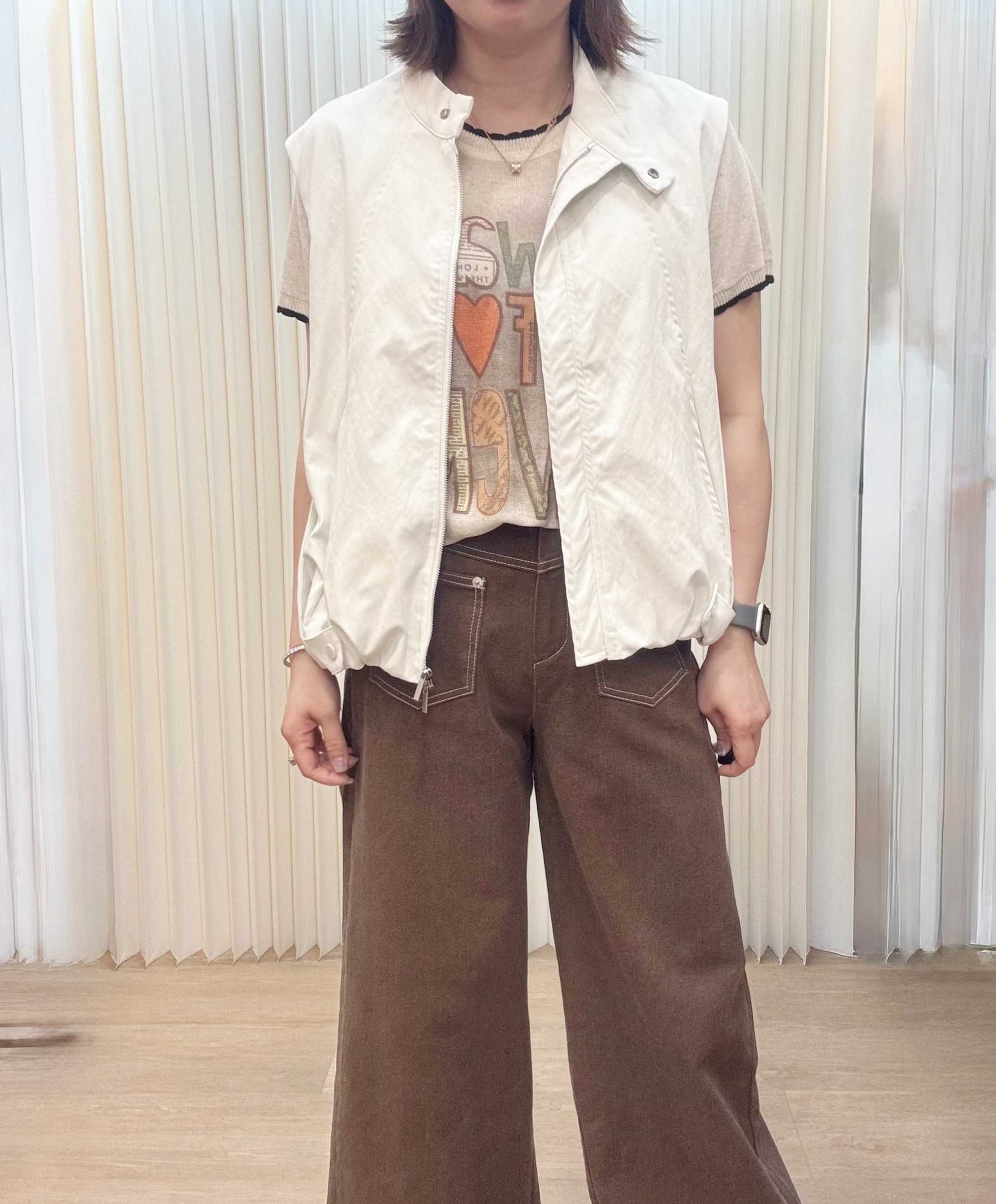 韓國背心外套M518 03no18280