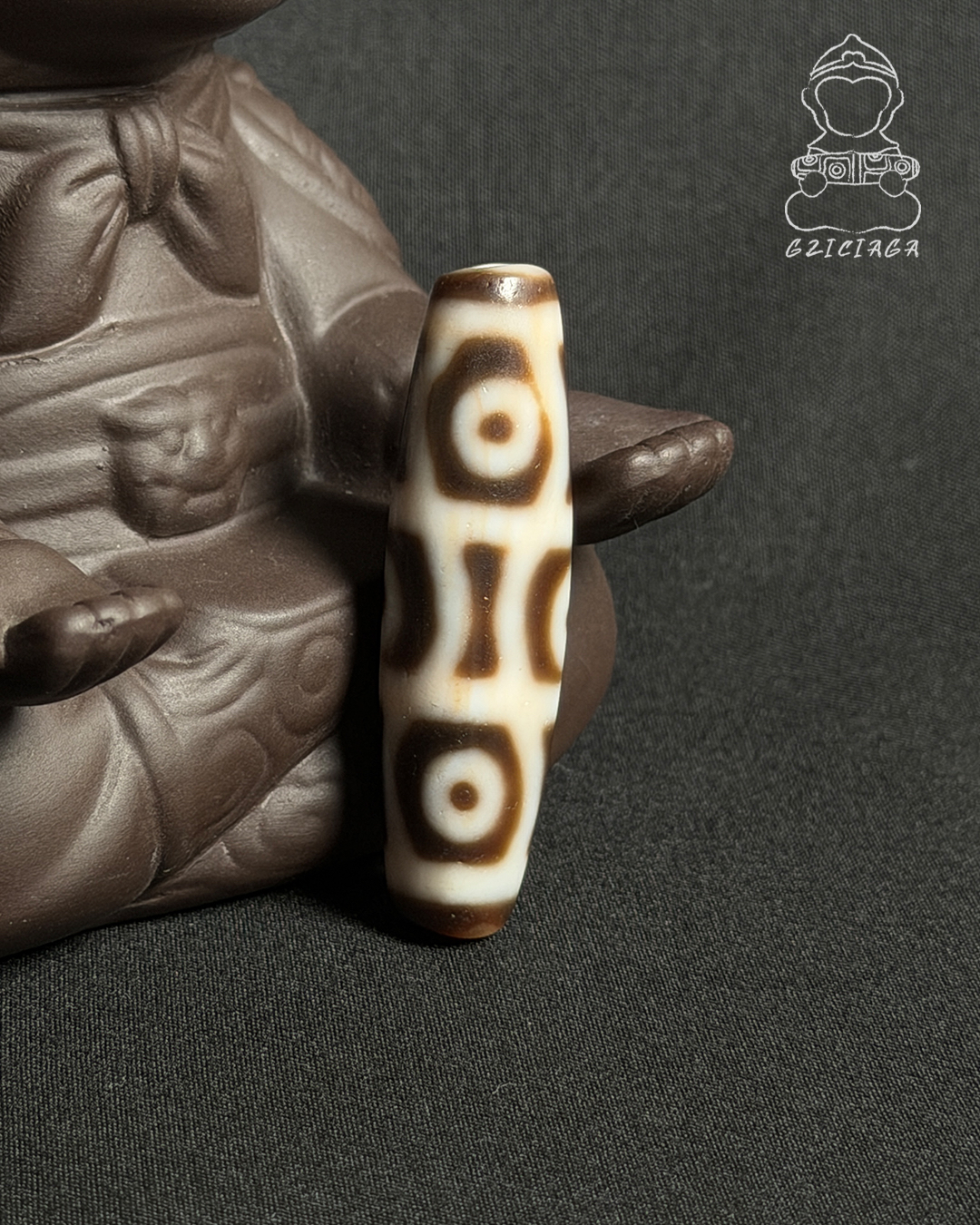 西藏至純時輪六眼天珠