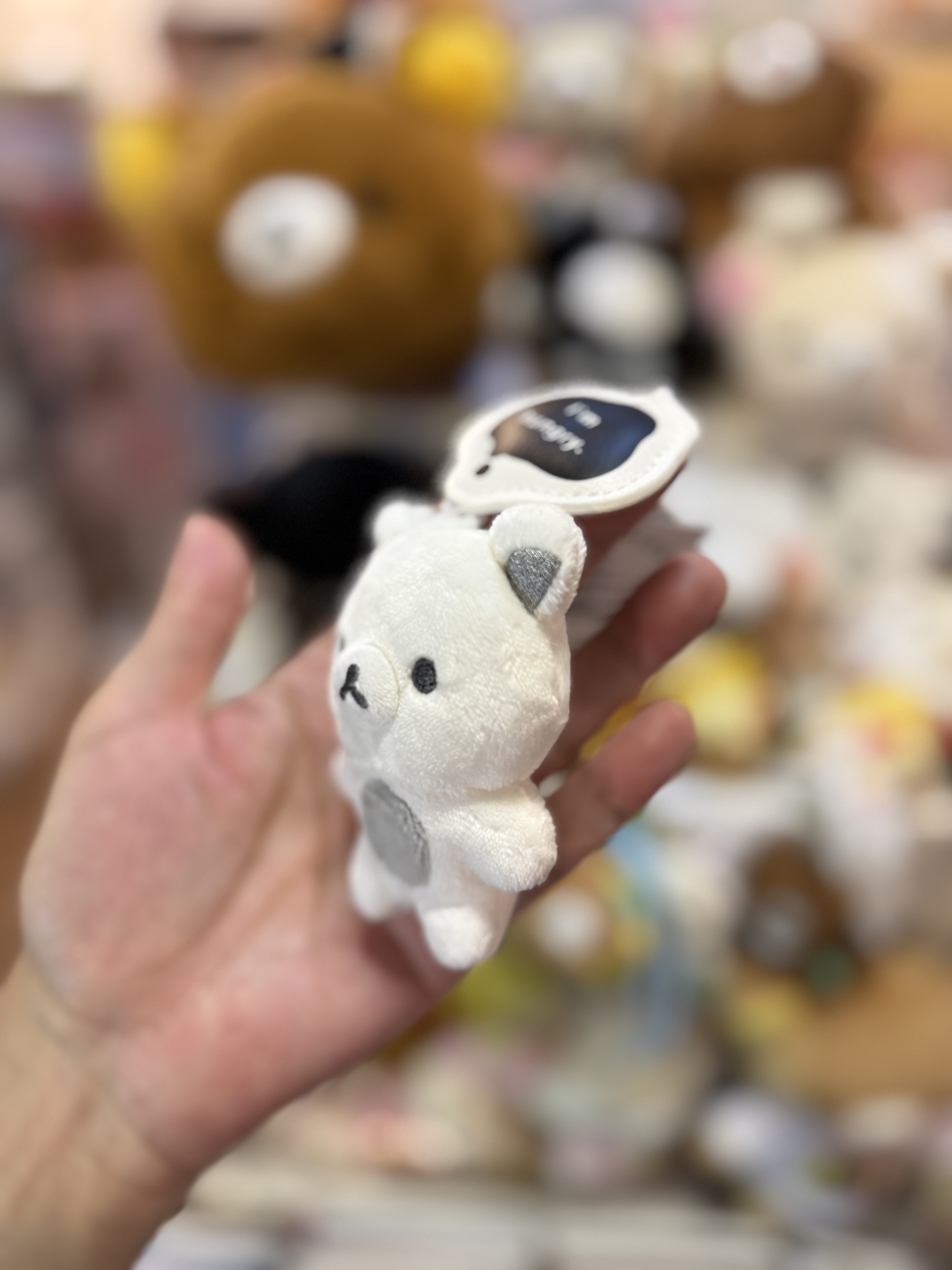 《現貨》全新日本專店限定黑白系列Rilakkuma 掛飾