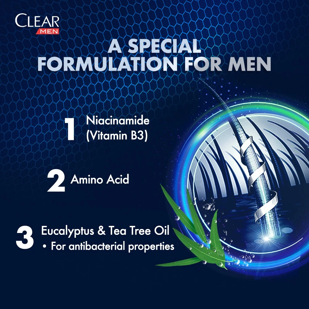 Clear Men Shampoo 315ml / 300ml Ice Cooling Itch
