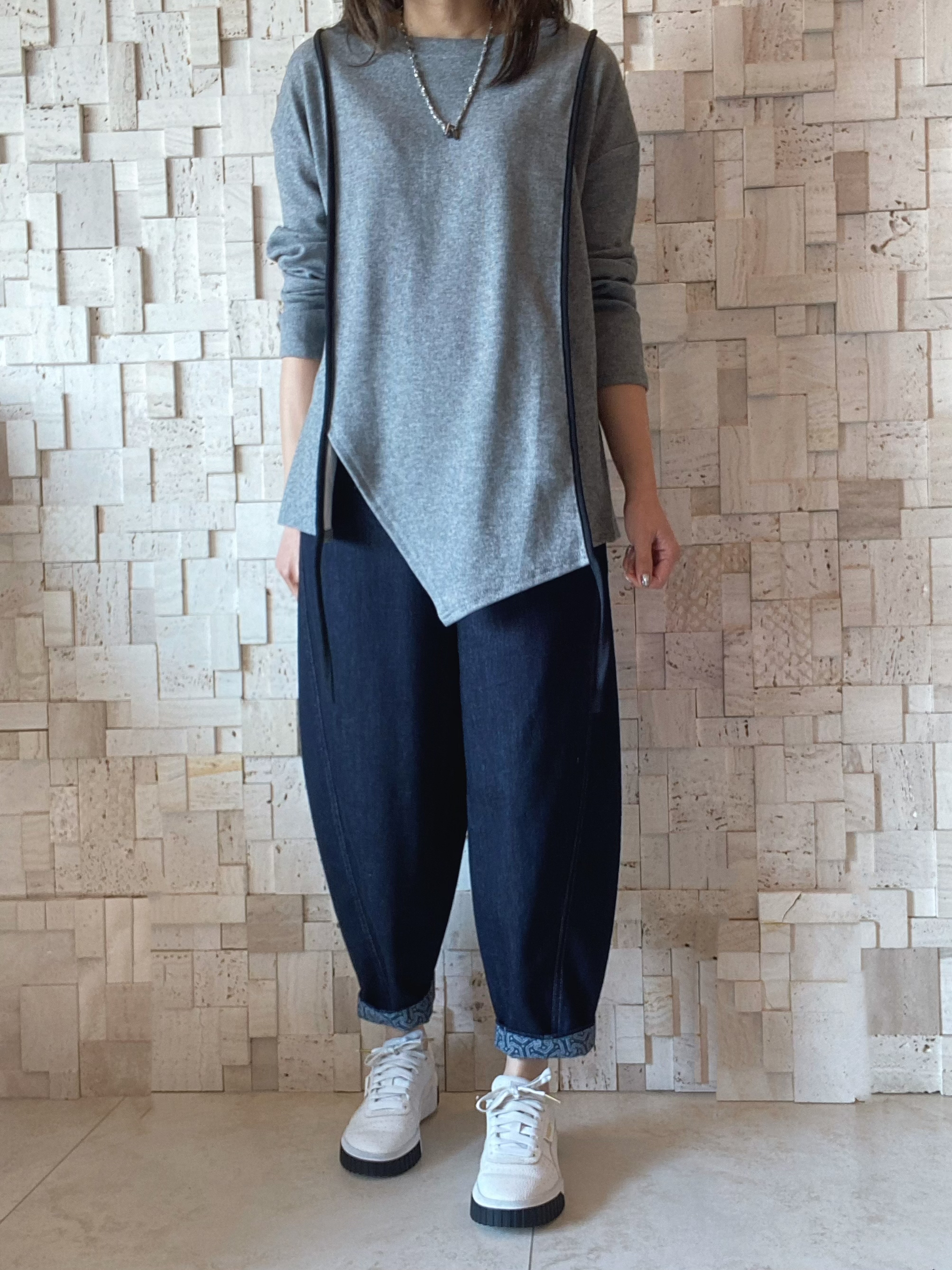 #2062 不規則衫腳Top