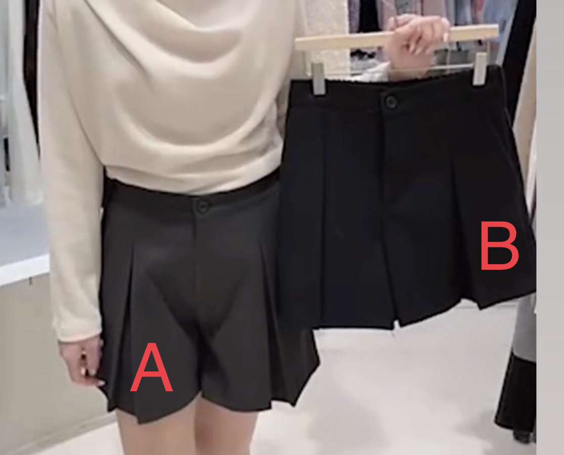 挺身布質短褲22/1 東大門檔口直播 #ff2731