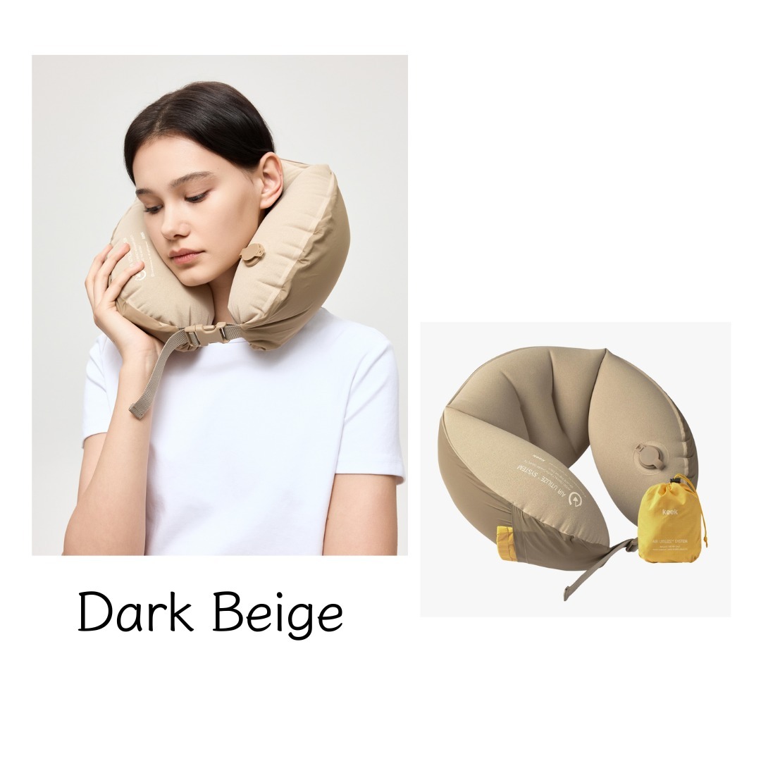 限時優惠$228件。2件起$220件。KEEK旅行吹氣頸枕V2