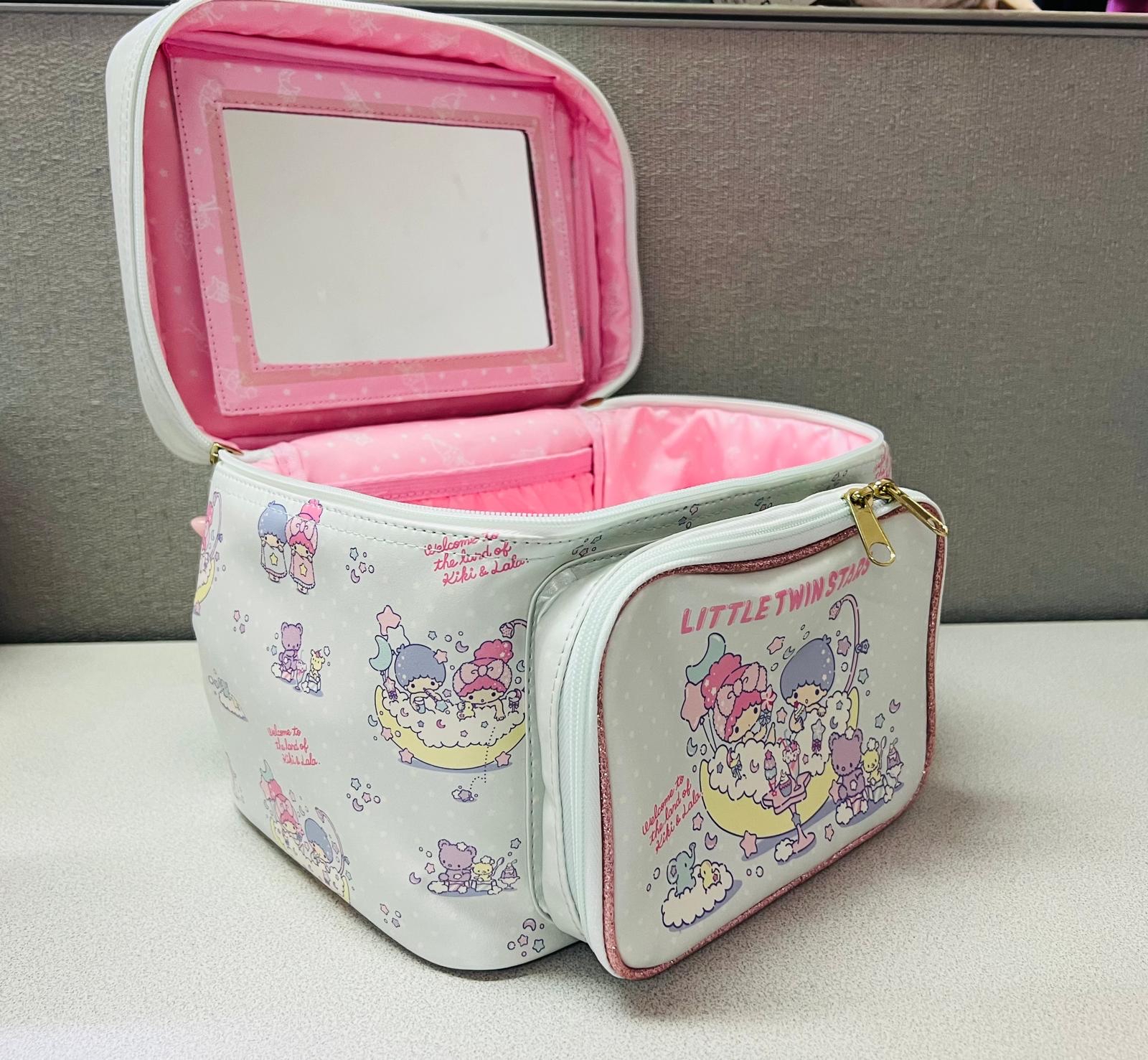 🎌日本直送🎌 Little Twin Stars 特大容量化妝箱連坐枱鏡