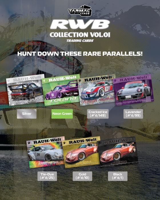 (預訂 Pre Order) Tarmac Works Tarmac Cards - RWB Collection Vol.01- Blaster Box (原盒 6 包)