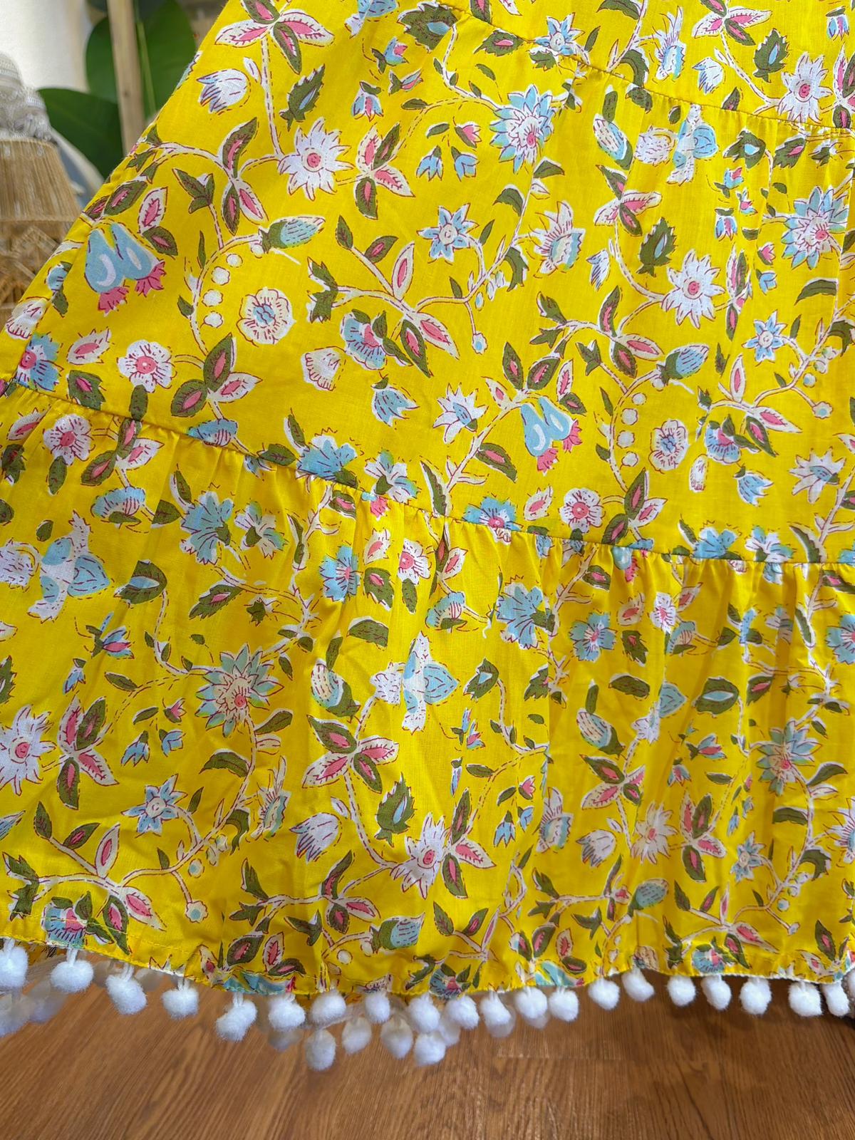 2143 Lemon Yellow Pure Cotton ballball OP
