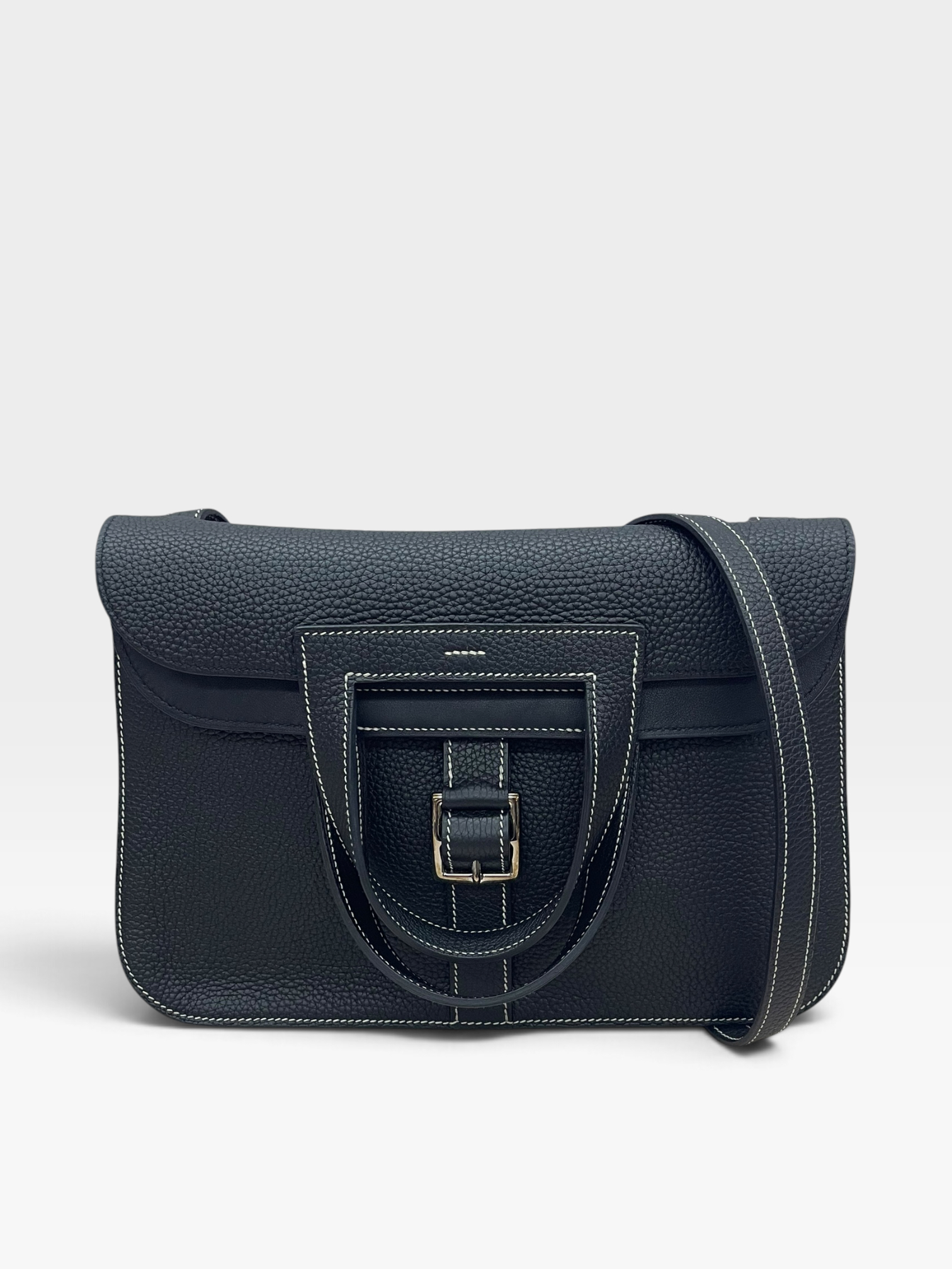 Pre-owned Hermes Halzan Togo / Stamp X/ Product Code: 100803