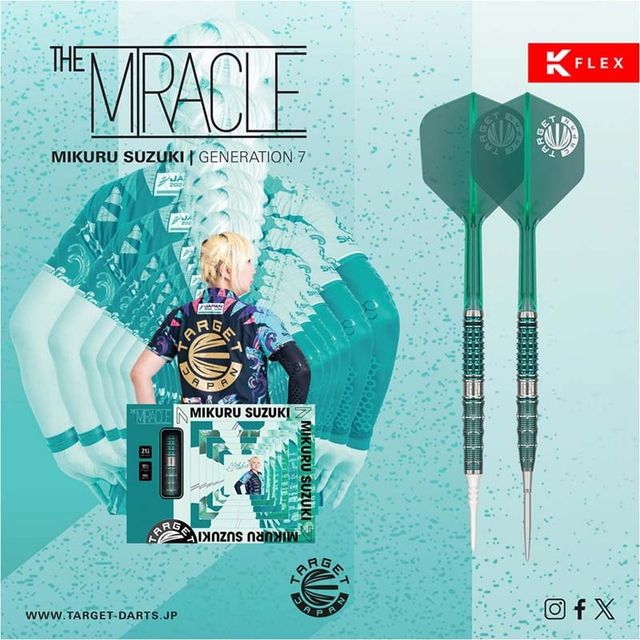 TARGET THE MIRACLE GEN-7 2BA | Exclamation Darts Shop