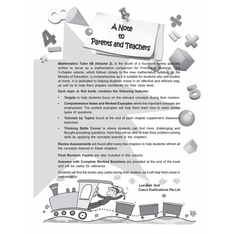 Primary Maths Tutor 4B Volume 2 - 2nd Edition